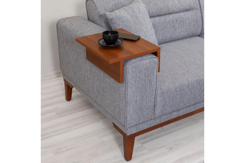 Wyong Sofagruppe 3-personers Sofa + Lænestol - Grå - Møbler - Sofaer - Sofagrupper