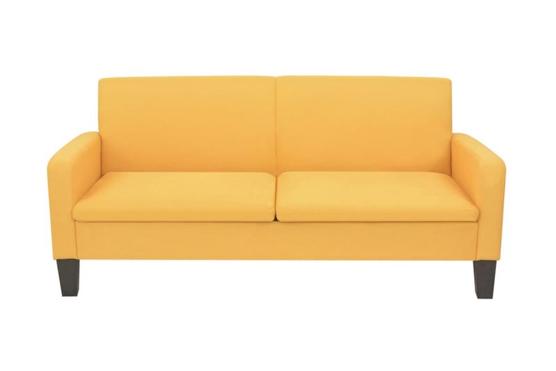 Sofasæt 2 dele stof gul - Gul - Sofagrupper