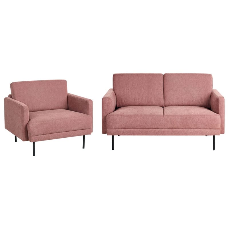 Sofasæt Breda, Rosa, Sort
