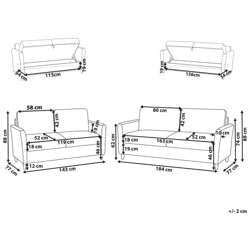 Sofasæt Mare - Møbler - Sofaer - Sofagrupper