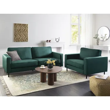 Sofasæt Savalen - Grøn, sort - Møbler - Sofaer - Sofagrupper
