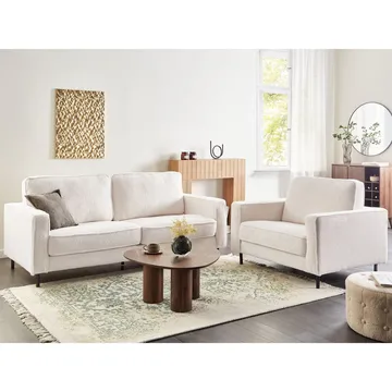 Sofasæt Savalen - Hvid, Sort - Møbler - Sofaer - Sofagrupper