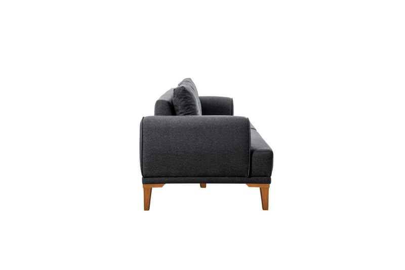 Sofasæt Valsot Antracit / Atlantisk Fyrretræ - Antracit / Atlantisk Fyrretræ - Møbler - Sofaer - Sofagrupper