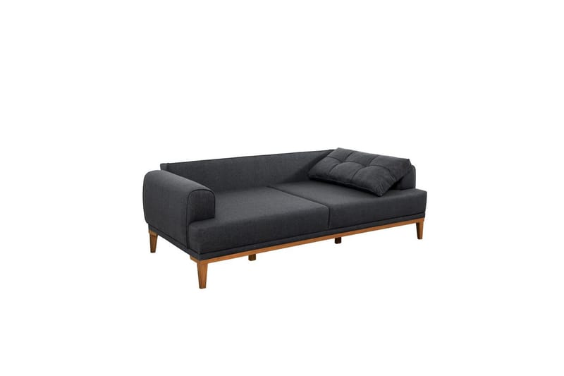 Sofasæt Valsot Antracit / Atlantisk Fyrretræ - Antracit / Atlantisk Fyrretræ - Møbler - Sofaer - Sofagrupper