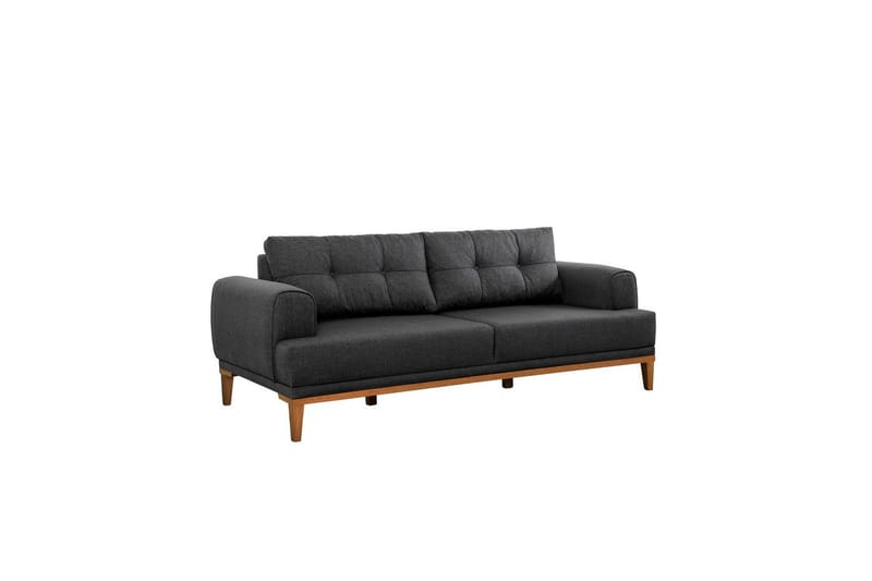 Sofasæt Valsot Antracit / Atlantisk Fyrretræ - Antracit / Atlantisk Fyrretræ - Møbler - Sofaer - Sofagrupper