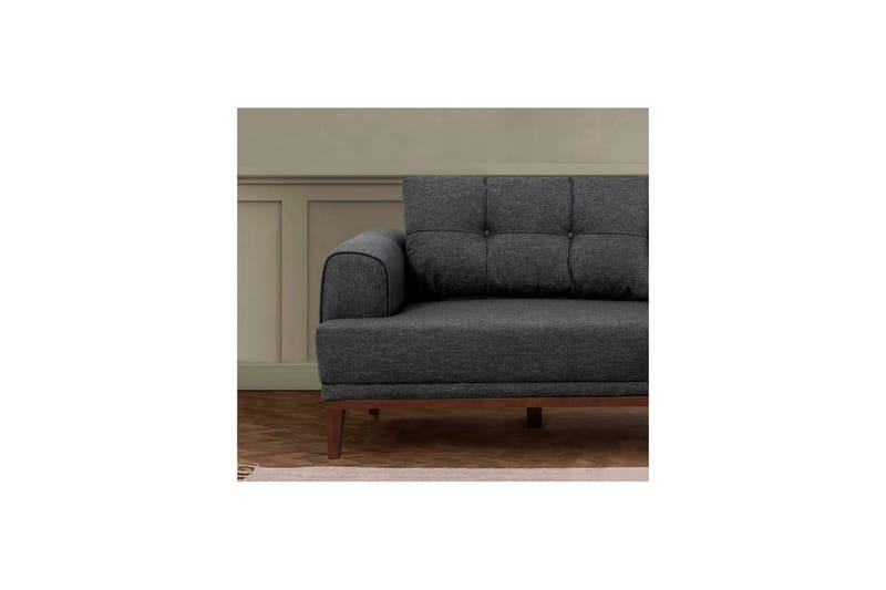 Sofasæt Valsot Antracit / Valnød - Antracit / Valnød - Møbler - Sofaer - Sofagrupper