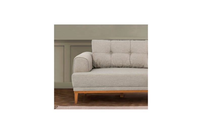 Sofasæt Valsot Creme / Atlantisk Fyrretræ - Creme / Atlantisk Fyrretræ - Møbler - Sofaer - Sofagrupper