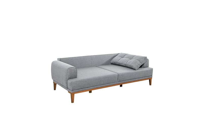 Sofasæt Valsot Grå / atlantisk fyrretræ - Grå / atlantisk fyrretræ - Møbler - Sofaer - Sofagrupper
