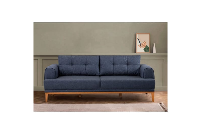 Sofasæt Valsot Mørk Blå / Atlantisk Fyr - Mørk Blå / Atlantisk Fyr - Møbler - Sofaer - Sofagrupper