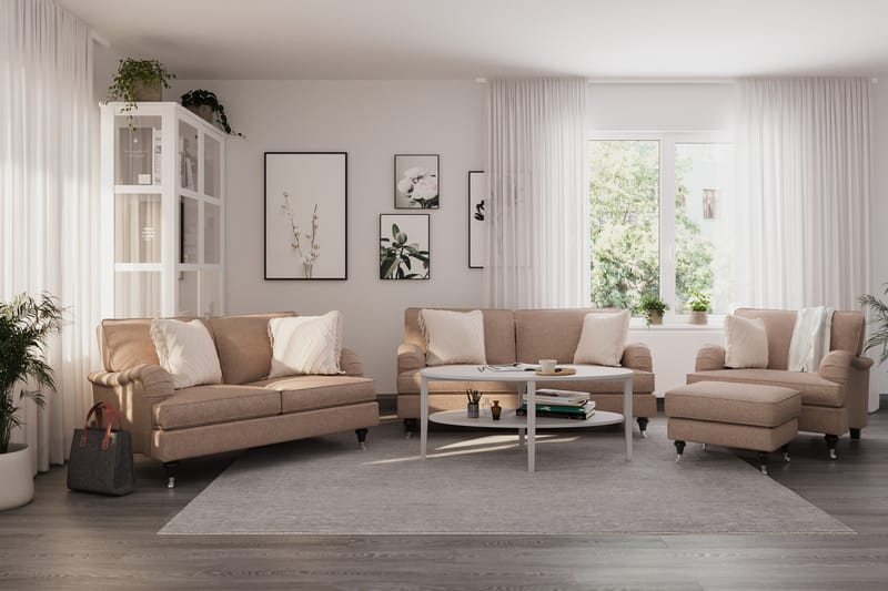 Howard Classic Armlænsbeskytter 2-pak - Mørkbeige - Møbler - Sofaer - Sofatilbehør - Armlæn sofa