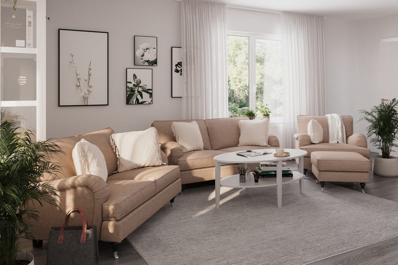 Howard Classic Armlænsbeskytter 2-pak - Mørkbeige - Møbler - Sofaer - Sofatilbehør - Armlæn sofa