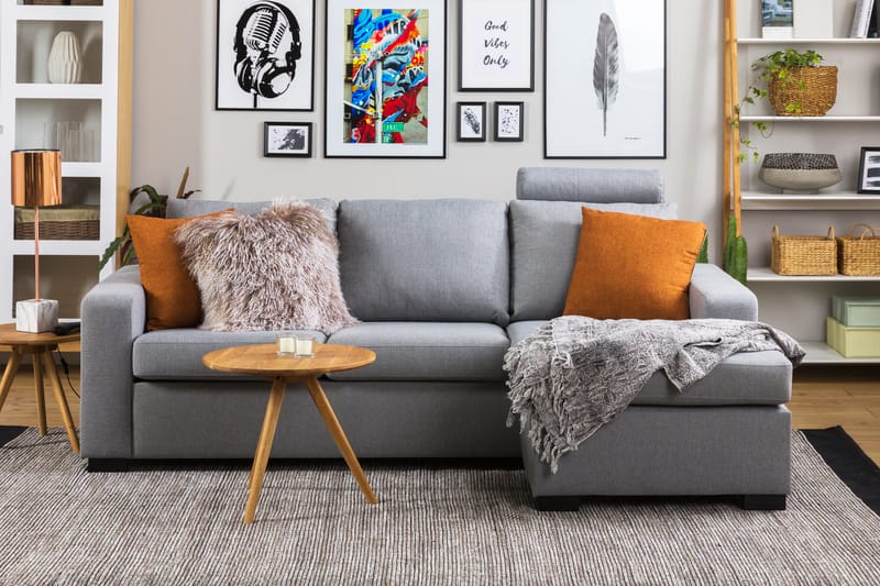 Crazy nakkestøtte - Lysegrå - Møbler - Sofaer - Sofatilbehør