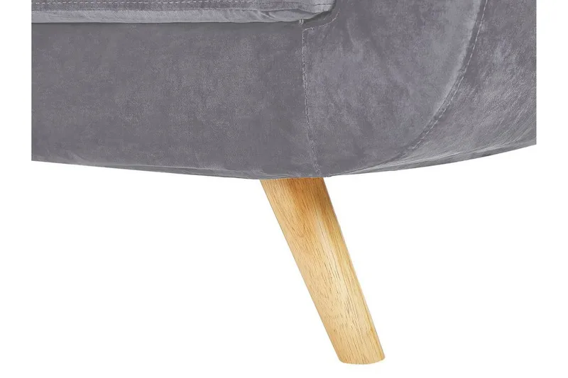 Jeancourt 2-Pers. Sofabetræk - Velour/Grå - Møbler - Sofaer - Sofatilbehør