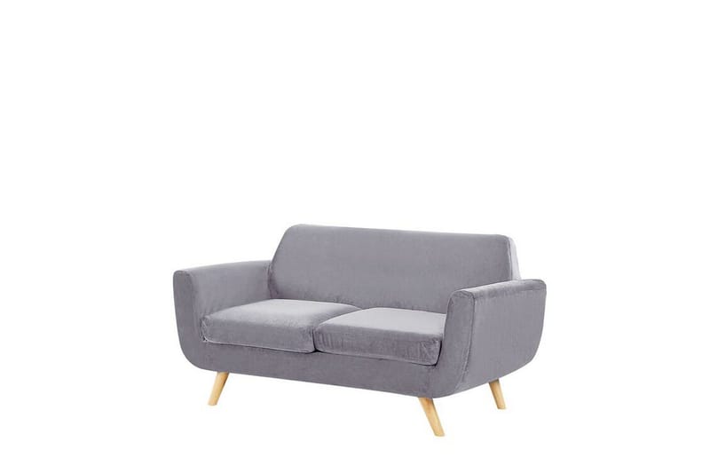 Jeancourt 2-Pers. Sofabetræk, Velour/Grå