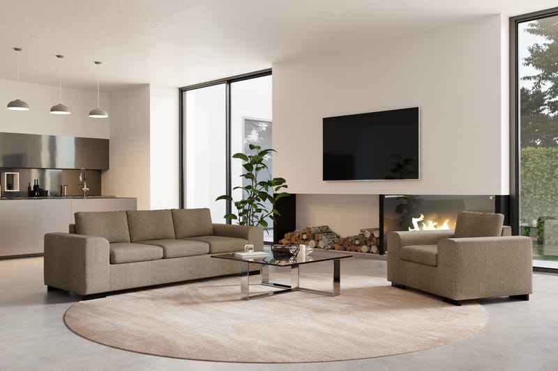 Link Nakkestøtte Rund - Beige - Møbler - Sofaer - Sofatilbehør