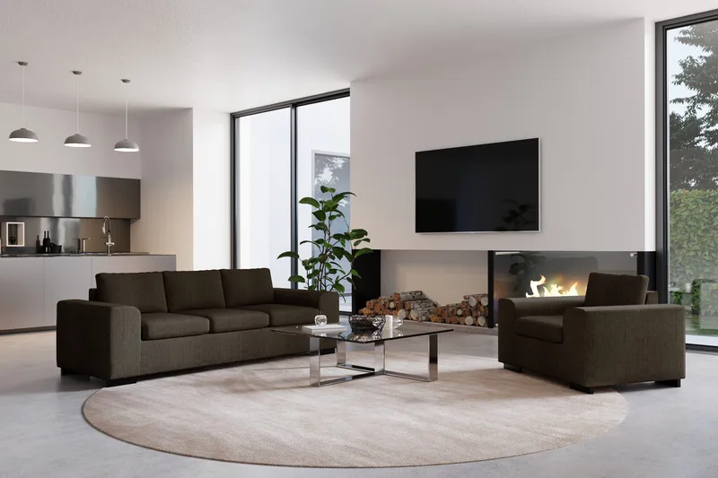 Link Nakkestøtte Rund - Brun - Møbler - Sofaer - Sofatilbehør