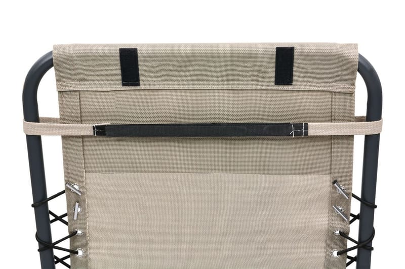 Nakkestøtte Til Havestol 40x7,5x15 cm Textilene Cremefarvet - Creme - Havemøbler - Loungemøbler - Loungestol udendørs