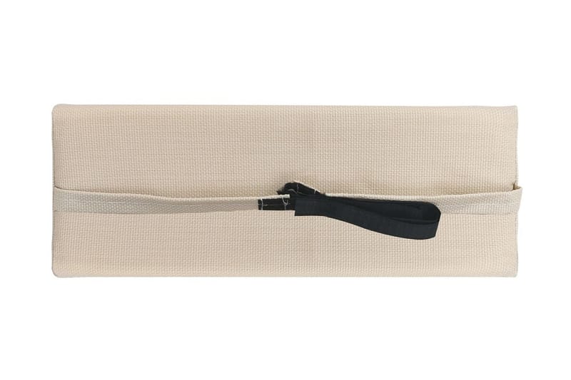 Nakkestøtte Til Havestol 40x7,5x15 cm Textilene Cremefarvet - Creme - Havemøbler - Loungemøbler - Loungestol udendørs