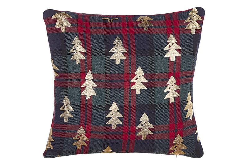 Pyntepuder Cupid sæt á 2 Grønt/rødt/guld, Polyester - Grønt/rødt/guld, Polyester - Møbler - Sofaer - Sofatilbehør - Rengøring sofa