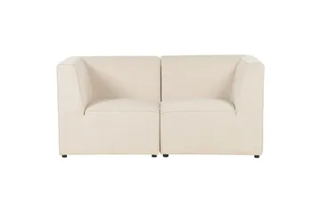 Soffa 2-sitssoffa Lemvig Grön Beige - Møbler - Sofaer - Modulsofaer - Komplet modulsofa