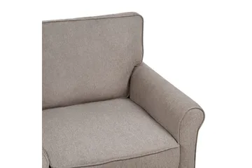 Soffa Beige||Light colored wood - Møbler - Sofaer - 3 personers sofa