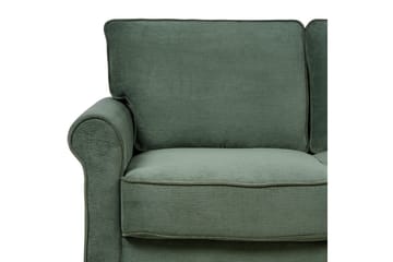 Soffa Dark green||Light colored wood - Møbler - Sofaer - 2 personers sofa