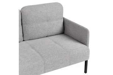 Soffa Light grey||Black - Møbler - Sofaer - 2 personers sofa