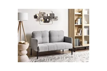 Soffa Light grey||Black - Møbler - Sofaer - 2 personers sofa