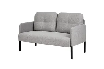 Soffa Light grey||Black - Møbler - Sofaer - 2 personers sofa