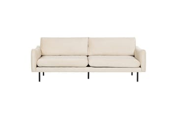 Soffgrupp Beliani Vinterbro Beige/svart, Sammet Beige||Black - Møbler - Sofaer - Sofagrupper