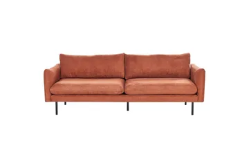 Soffgrupp Beliani Vinterbro Beige/svart, Sammet Brown||Black - Møbler - Sofaer - Sofagrupper