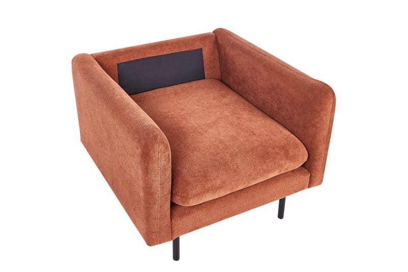 Soffgrupp Beliani Vinterbro Beige/svart, Sammet Brown||Black - Møbler - Sofaer - Sofagrupper