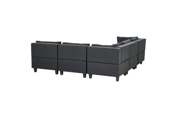 Soffgrupp Black - Møbler - Sofaer - Modulsofaer - Komplet modulsofa