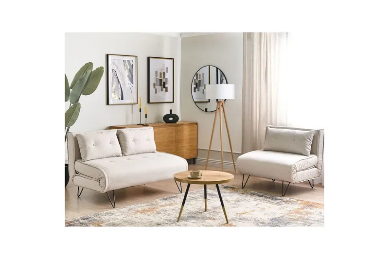 Soffgrupp Vestfold Beige||Black VALUE_MISSING_2 - Møbler - Sofaer - Sofagrupper
