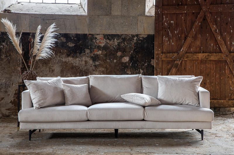 Sofia 3-personers sofa - Beige - Møbler - Sofaer - 3 personers sofa