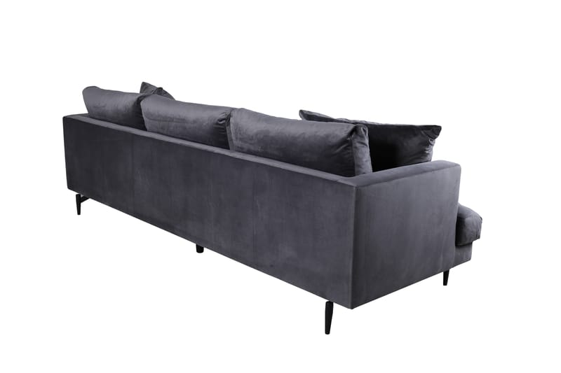 Sofia 3-personers Sofa - Mørkegrå - Møbler - Sofaer - Velour sofaer