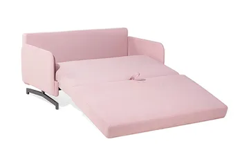 Belfast 2-personers Rektangulær Sovesofa 140x197 cm i Stof - Rosa - Møbler - Sofaer - Sovesofaer - 2 personers sovesofa