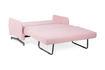 Belfast 2-personers Rektangulær Sovesofa 140x197 cm i Stof - Rosa - Møbler - Sofaer - Sovesofaer - 2 personers sovesofa