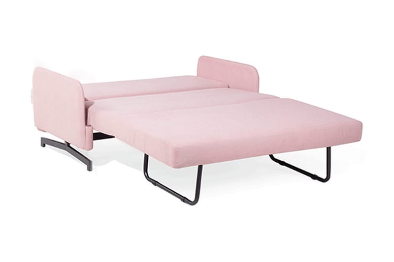 Belfast 2-personers Rektangulær Sovesofa 140x197 cm i Stof - Rosa - Møbler - Sofaer - Sovesofaer - 2 personers sovesofa