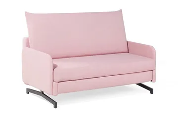 Belfast 2-personers Rektangulær Sovesofa 140x197 cm i Stof - Rosa - Møbler - Sofaer - Sovesofaer - 2 personers sovesofa