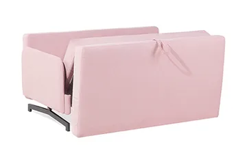Belfast 2-personers Rektangulær Sovesofa 140x197 cm i Stof - Rosa - Møbler - Sofaer - Sovesofaer - 2 personers sovesofa