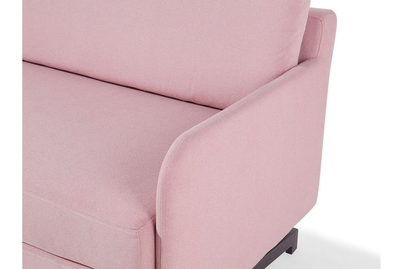 Belfast 2-personers Rektangulær Sovesofa 140x197 cm i Stof - Rosa - Møbler - Sofaer - Sovesofaer - 2 personers sovesofa