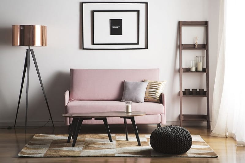 Belfast sovesofa 148 cm - Lyserød - Møbler - Sofaer - Sovesofaer - 2 personers sovesofa