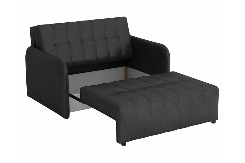 Denegal 2-sits Bäddsoffa NO_BRAND Dark grey - Møbler - Sofaer - Sovesofaer - 2 personers sovesofa