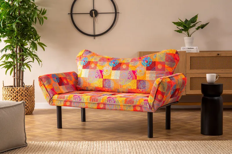 Maroochydore Sovesofa 2-personers 180x65 cm - Flerfarvet - Møbler - Sofaer - Sovesofaer - 2 personers sovesofa