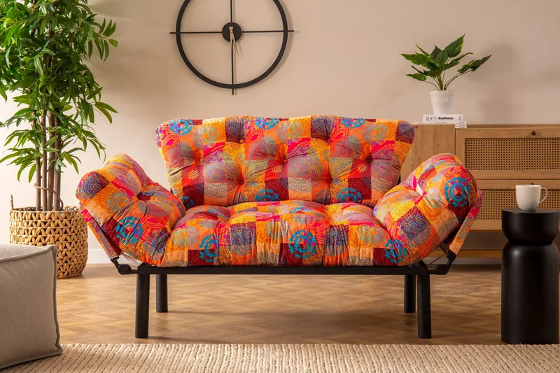 Maryborough Sovesofa 2-personers 155x73 cm - Flerfarvet - Møbler - Sofaer - Sovesofaer - 2 personers sovesofa