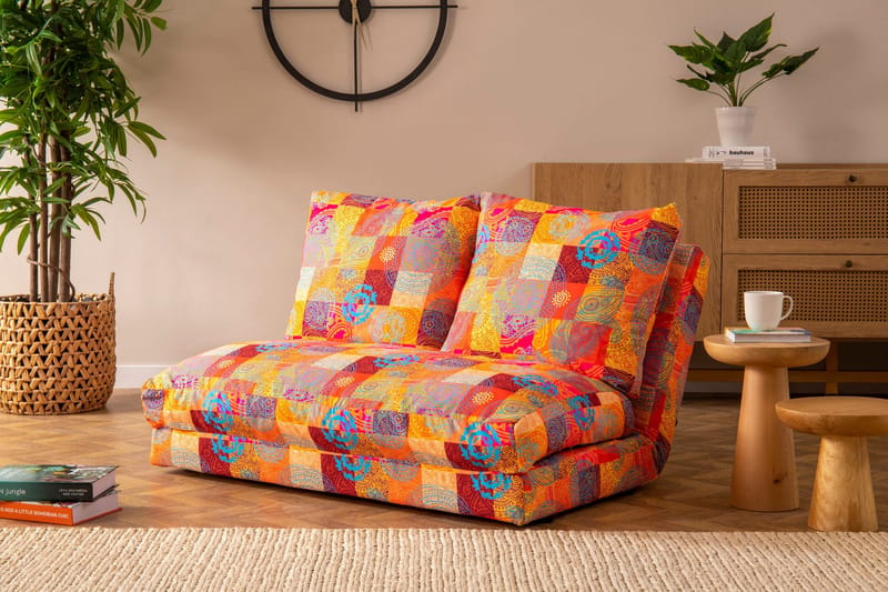 Maydena Sovesofa 2-personers 185x120 cm - Flerfarvet - Møbler - Sofaer - Sovesofaer - 2 personers sovesofa