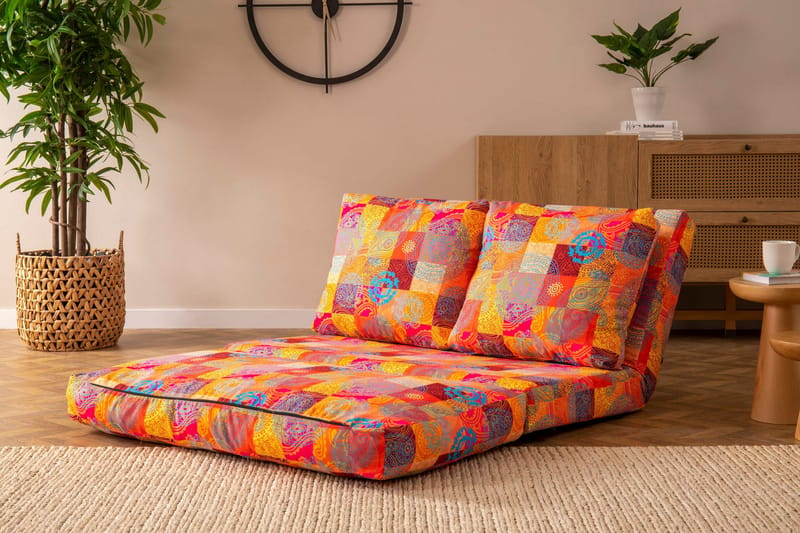 Maydena Sovesofa 2-personers 185x120 cm - Flerfarvet - Møbler - Sofaer - Sovesofaer - 2 personers sovesofa