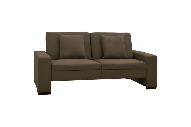 Sovesofa Kunstlæder Brun - Brun - Møbler - Sofaer - Sovesofaer - 2 personers sovesofa
