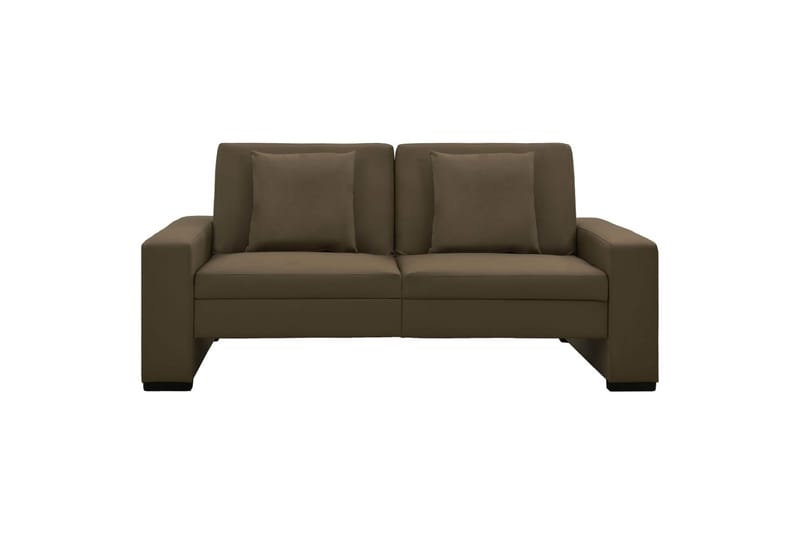 Sovesofa Kunstlæder Brun - Brun - Møbler - Sofaer - Sovesofaer - 2 personers sovesofa